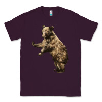 Plum Brown Bear Cub Classic Tee - LillyAllenDesigns