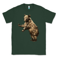 Sports Green Brown Bear Cub Classic Tee - LillyAllenDesigns