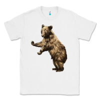 White Brown Bear Cub Classic Tee - LillyAllenDesigns