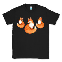 Black Three Little Foxes IN Fox Family I Gift Classic Tee - Bettercallsaul
