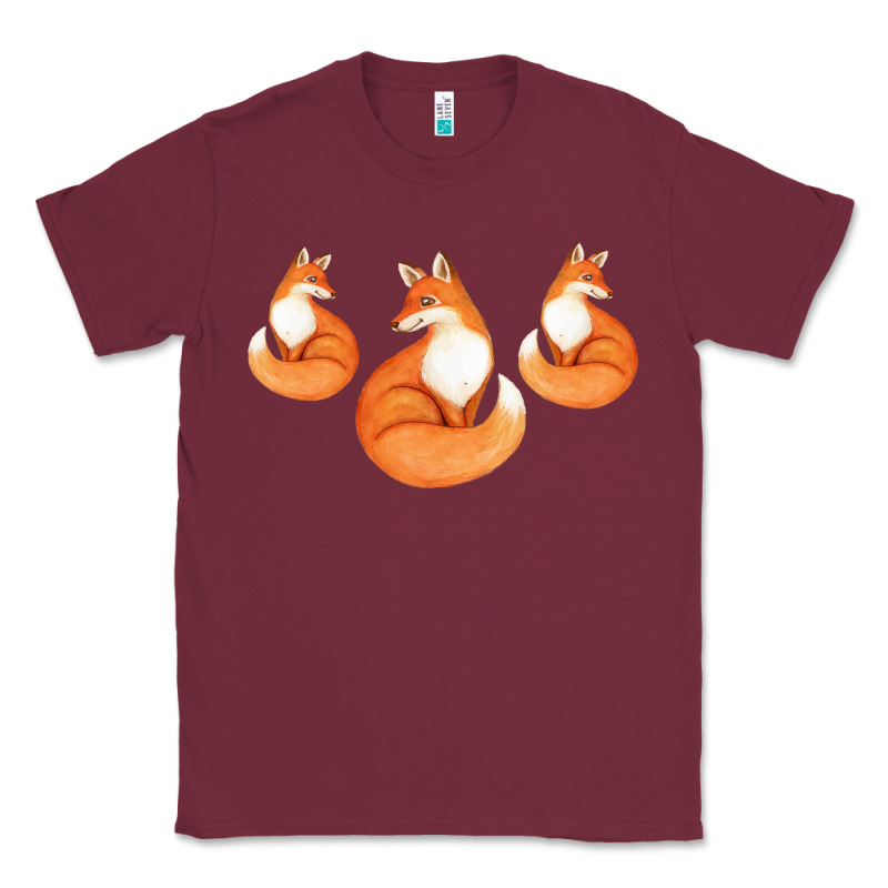 Three Little Foxes In Fox Family I Gift Classic Tee by Bettercallsaul | Teevron
