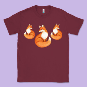 Three Little Foxes In Fox Family I Gift Classic Tee Designed By Bettercallsaul