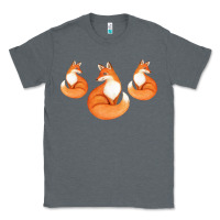 Charcoal Heather Three Little Foxes IN Fox Family I Gift Classic Tee - Bettercallsaul