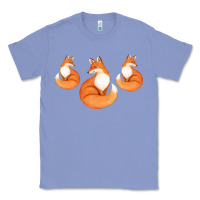 Colony Blue Three Little Foxes IN Fox Family I Gift Classic Tee - Bettercallsaul