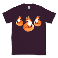 Plum Three Little Foxes IN Fox Family I Gift Classic Tee - Bettercallsaul