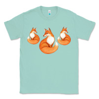 Seafoam Three Little Foxes IN Fox Family I Gift Classic Tee - Bettercallsaul