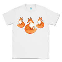 White Three Little Foxes IN Fox Family I Gift Classic Tee - Bettercallsaul