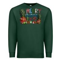 Sports Green Merry Christmas Premium Sweatshirt - CowhideDigitalArt