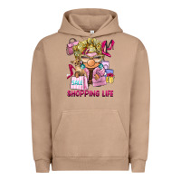 Pigment Burro shopping life  gnome Urban Hoodie - BarkalooDesign
