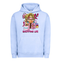 Pigment Grape Ice shopping life  gnome Urban Hoodie - BarkalooDesign