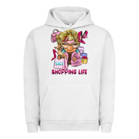 Pigment Lunar Rock shopping life  gnome Urban Hoodie - BarkalooDesign