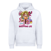 White shopping life  gnome Urban Hoodie - BarkalooDesign