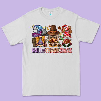 Hallothanksmas Gnomies Bbs Premium Tee Designed By Bundleandbundleshop