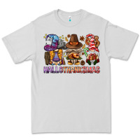 Dove Grey hallothanksmas gnomies bbs Premium Tee - BundleAndBundleShop
