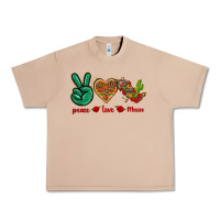 Burro Peace Love Mexico Urban Heavy Tee - texasbilliewilder