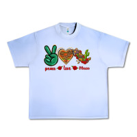 Grape Ice Peace Love Mexico Urban Heavy Tee - texasbilliewilder
