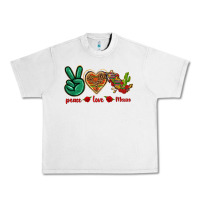 Lunar Rock Peace Love Mexico Urban Heavy Tee - texasbilliewilder