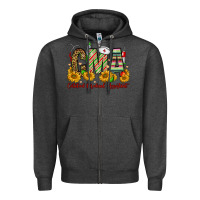 Charcoal Heather christmas cma certified medical assistant Zipper Hoodie - FaDigitalArtStudio
