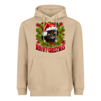 Mushroom meowy christmas Heavyweight Hoodie - CowhideDigitalArt