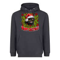 Smoke meowy christmas Heavyweight Hoodie - CowhideDigitalArt