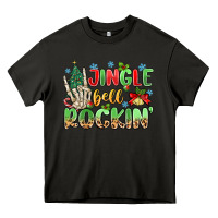 Asphalt jingle bell rockin' Heavy Core Tee - MaliasSmallBusiness