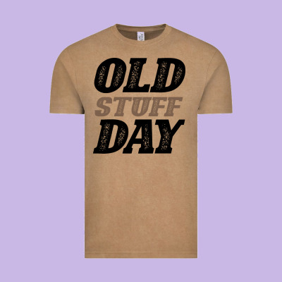 National Old Stuff Day Funny Gift Vintage Tee Designed By Bettercallsaul