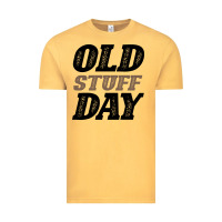 Vintage Mustard National Old Stuff Day Funny Gift Vintage Tee - Bettercallsaul