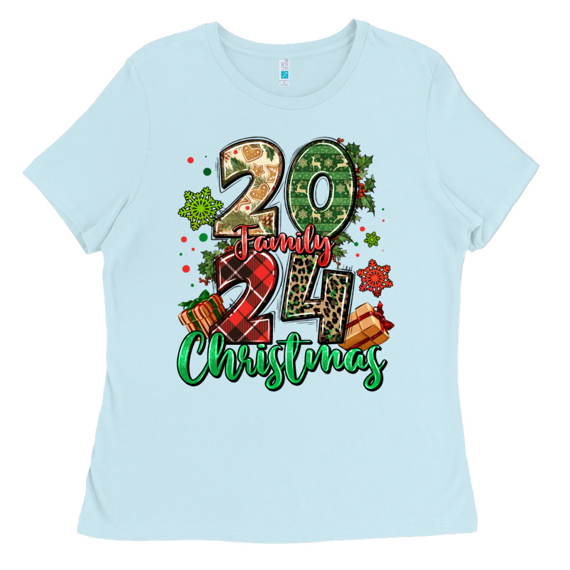 2024 Family Christmas Ladies Tee by MaliasSmallBusiness | Teevron