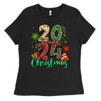 Black 2024 family christmas Ladies Tee - MaliasSmallBusiness