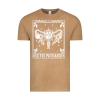 Vintage Camel womens hex the patriarchy uterus tarot card halloween feminist t shirt Vintage Tee - maiPhamDesign