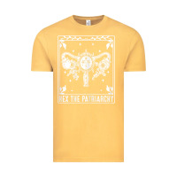 Vintage Mustard womens hex the patriarchy uterus tarot card halloween feminist t shirt Vintage Tee - maiPhamDesign