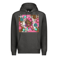 Charcoal Heather Cowboy Bunny Easter Tumbler Premium Hoodie - BundleAndBundleShop