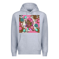 Heather Grey Cowboy Bunny Easter Tumbler Premium Hoodie - BundleAndBundleShop