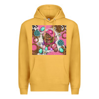 Mustard Cowboy Bunny Easter Tumbler Premium Hoodie - BundleAndBundleShop