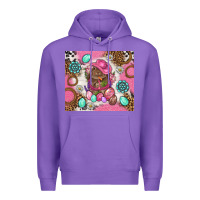 Purple Cowboy Bunny Easter Tumbler Premium Hoodie - BundleAndBundleShop