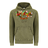 Vintage Olive school nurse juneteenth Vintage Hoodie - NancyCooperArtShop