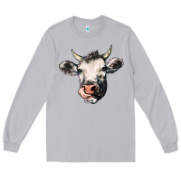 Moon Dust Cow Long Sleeve Tee - HowdyJamesFarm