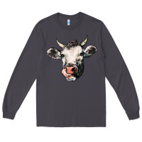 Smoke Cow Long Sleeve Tee - HowdyJamesFarm