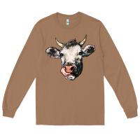 Toasted Coconut Cow Long Sleeve Tee - HowdyJamesFarm