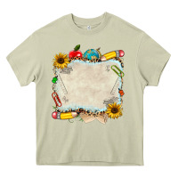 Mossy school your text here Heavy Core Tee - NancyCooperArtShop