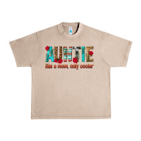 French Oak Auntie Like a Mom Only Cooler Urban Heavy Tee - texasbilliewilder