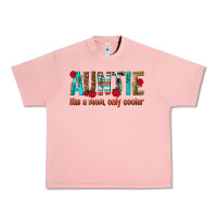 Salmon Auntie Like a Mom Only Cooler Urban Heavy Tee - texasbilliewilder