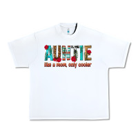 White Auntie Like a Mom Only Cooler Urban Heavy Tee - texasbilliewilder