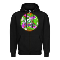 Black too cute to spook earrings Zipper Hoodie - BundleAndBundleShop