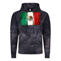 Cloud Black Mexican Flag Vintage Hoodie - texasbilliewilder