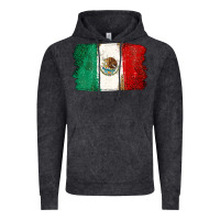 Vintage Black Mexican Flag Vintage Hoodie - texasbilliewilder