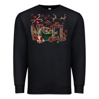 Black noel Premium Sweatshirt - CowhideDigitalArt