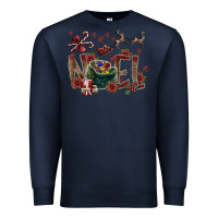 Navy noel Premium Sweatshirt - CowhideDigitalArt