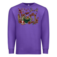 Purple noel Premium Sweatshirt - CowhideDigitalArt