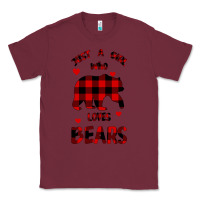 Burgundy Just A Girl Who Loves Bears Classic Tee - Bettercallsaul
